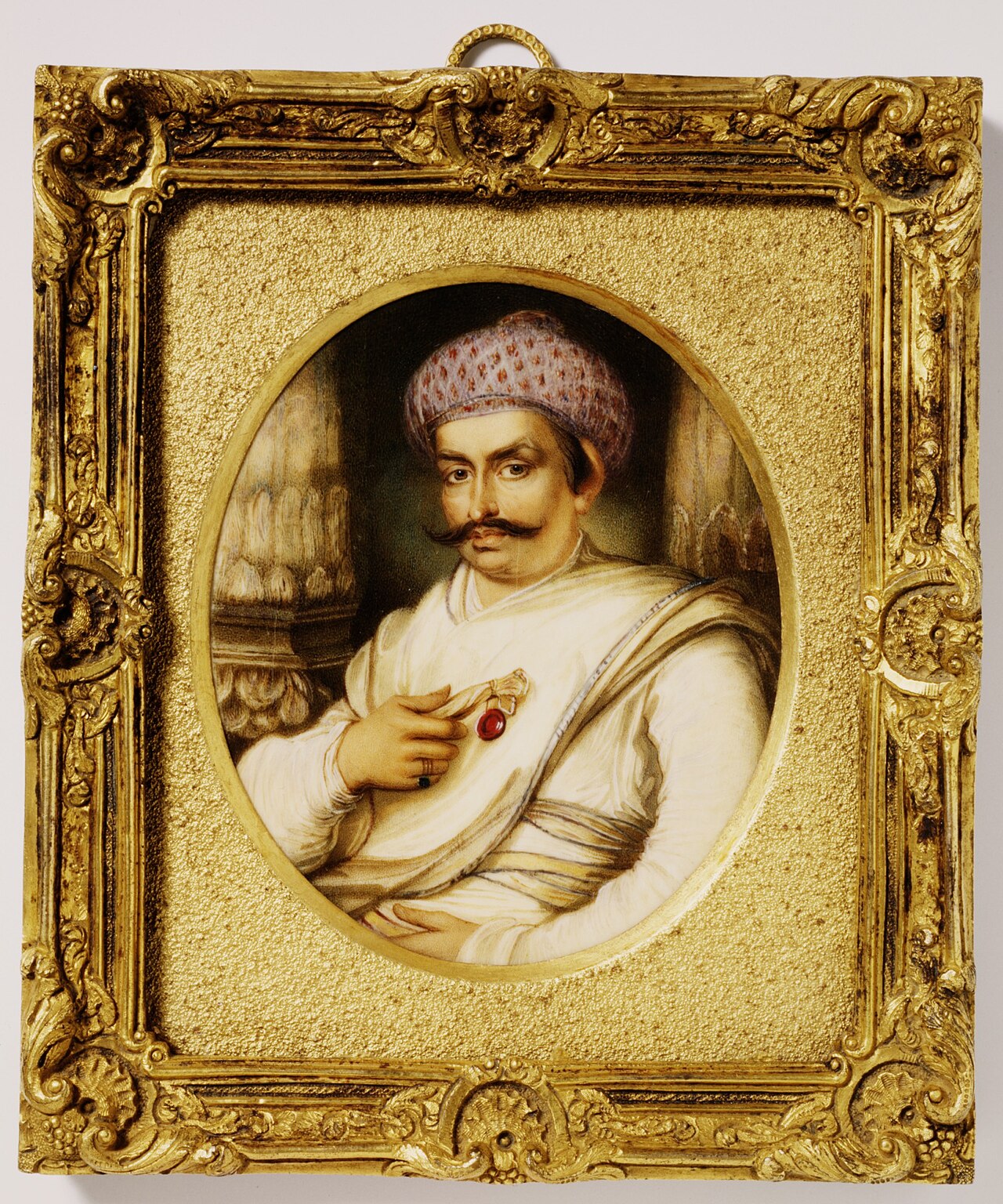 Portrait of Hyder Beg Khan by Ozias Humphry