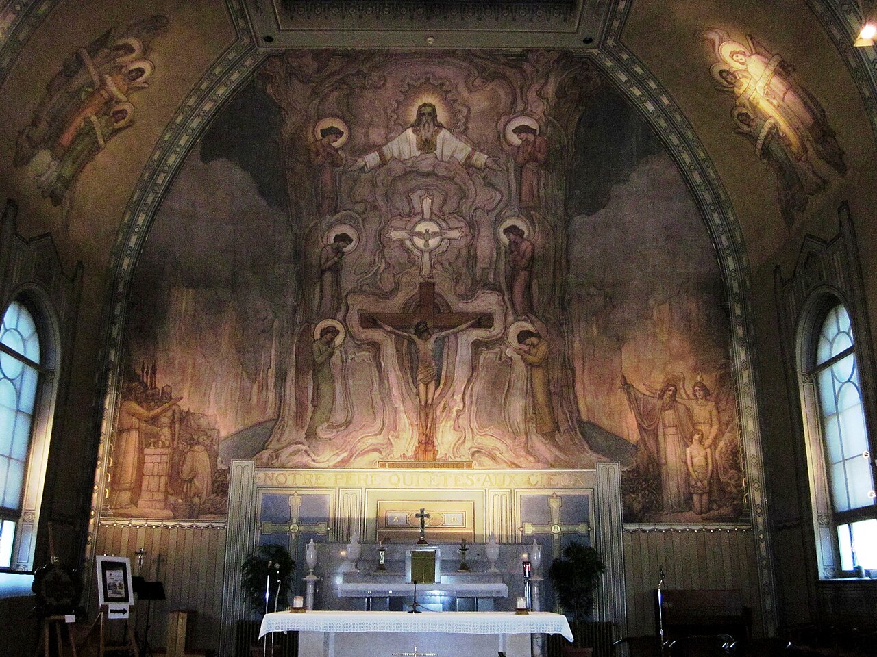 Décor peint de l'église de Notre-Dame-de-la-Présentation by Ozias Leduc
