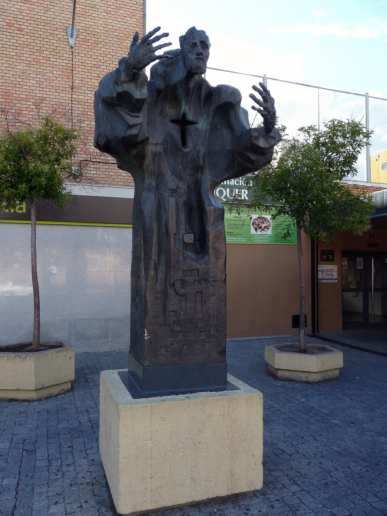 monument to Francisco Javier by Pablo Serrano