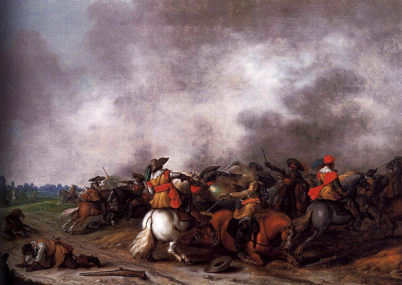 Cavalry Battle by Palamedes Palamedesz.