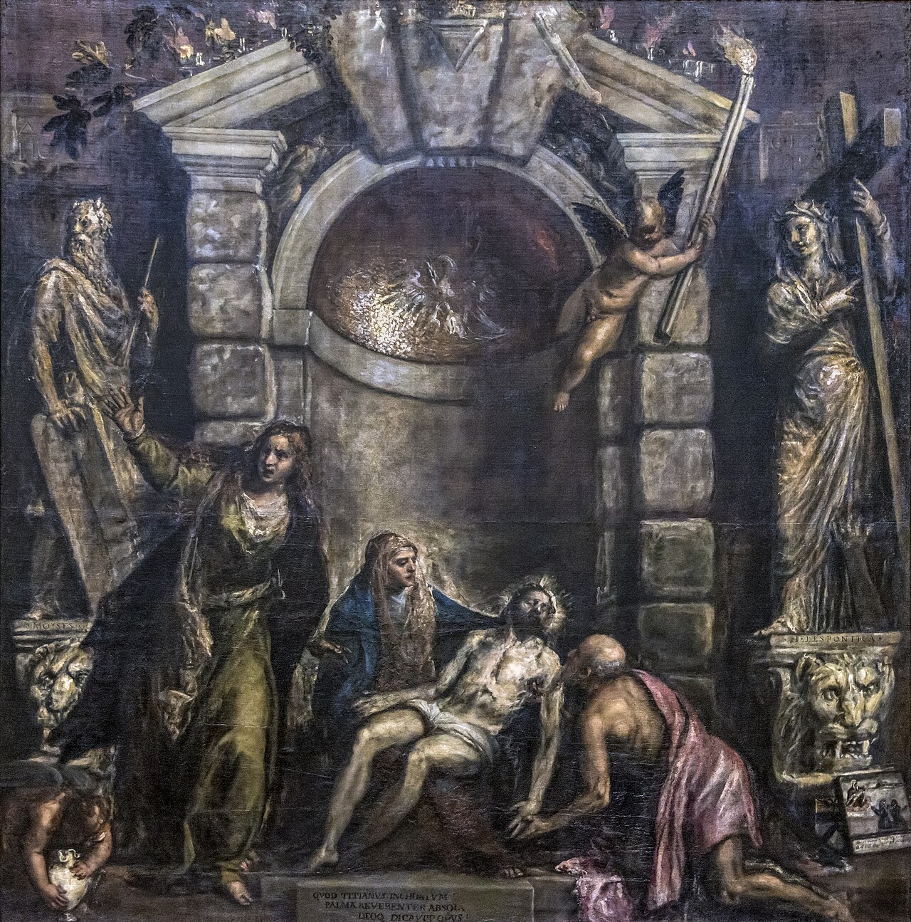 Pietà by Palma il Giovane