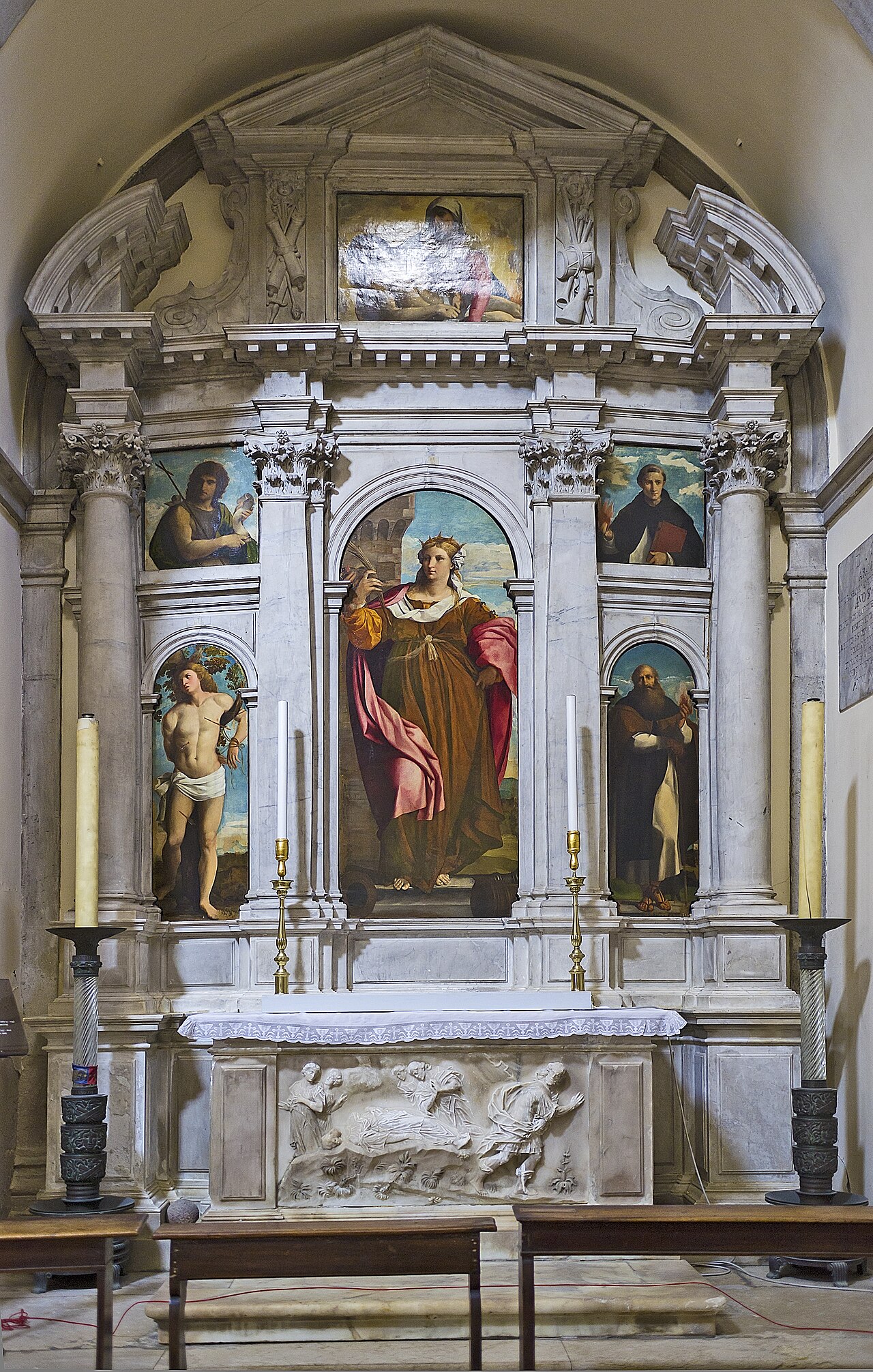 Polittico di Santa Barbara by Palma Vecchio