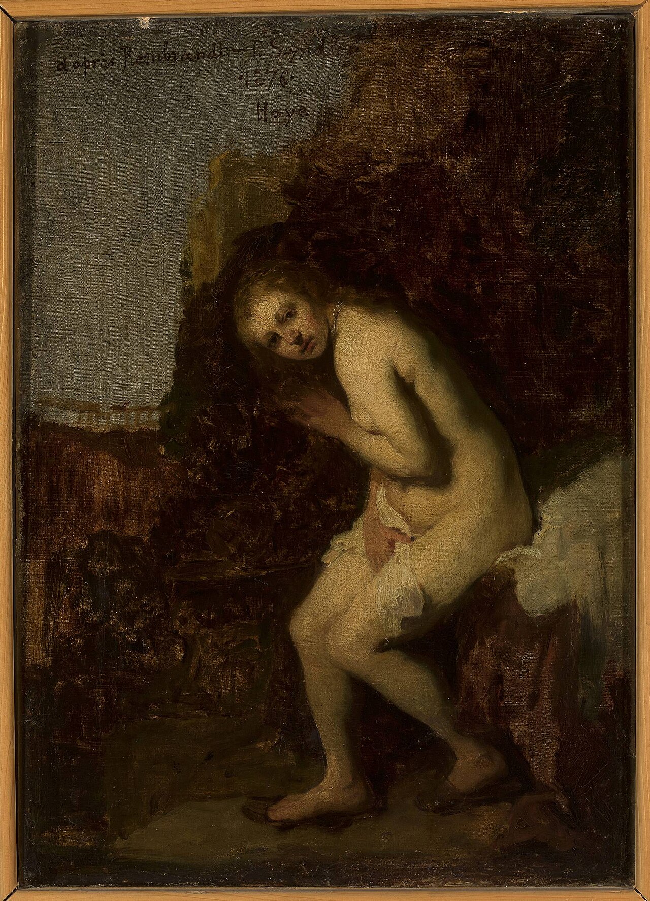 Susanna at her bath. by Pantaleon Szyndler