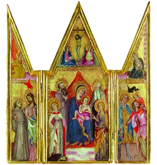 Triptych by Paolo di Giovanni Fei