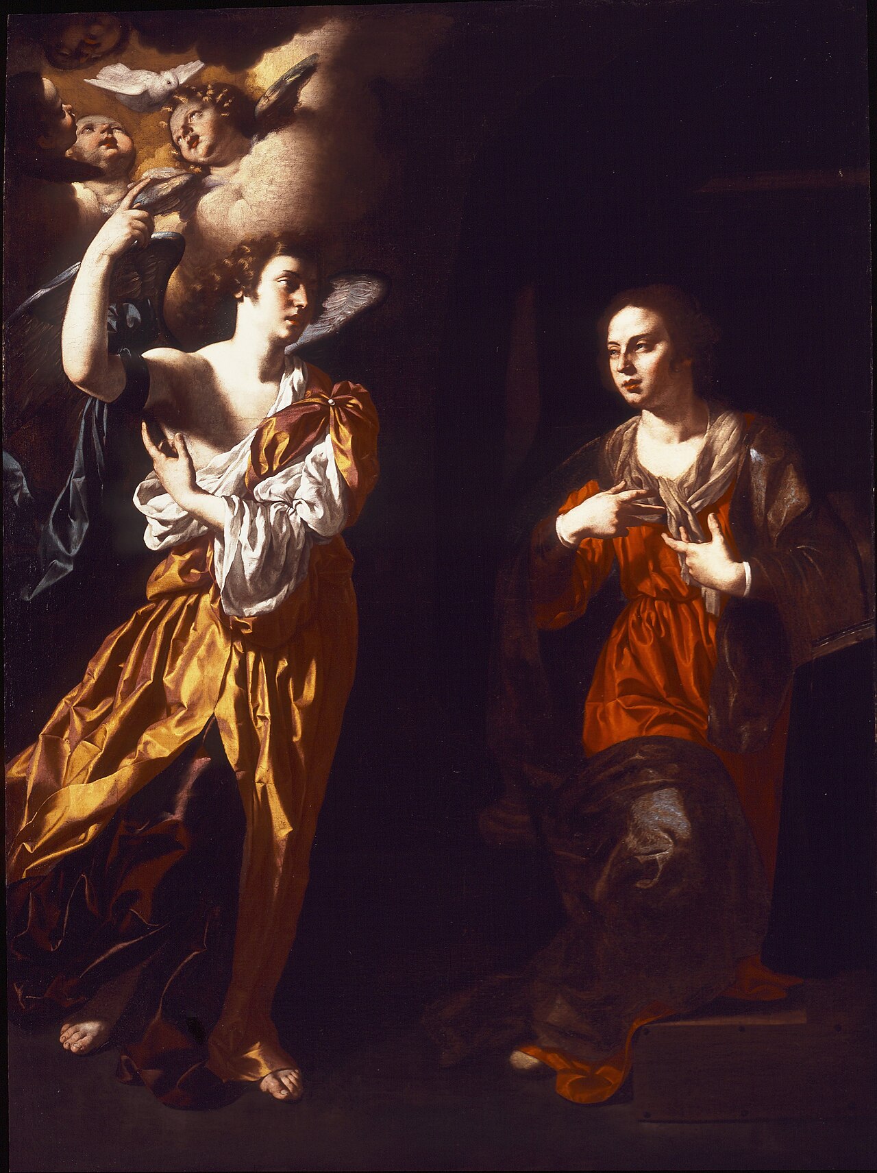 Annunciation by Paolo Domenico Finoglia