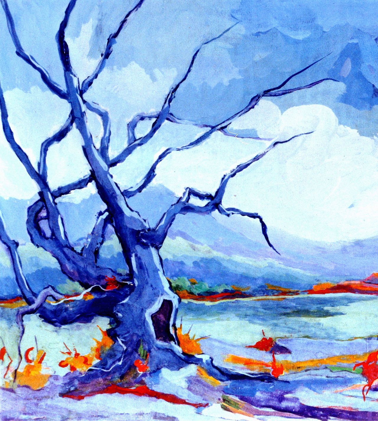 Blue tree by Paolo Salvati