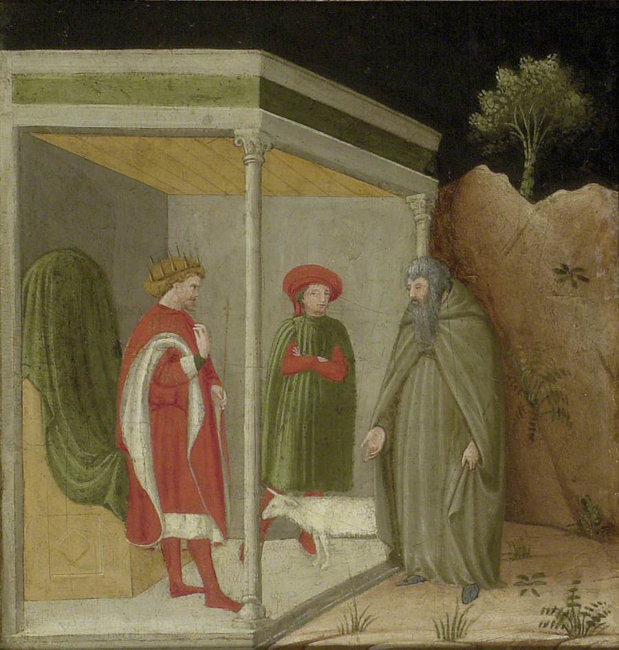 David reproved by Nathan by Paolo Schiavo