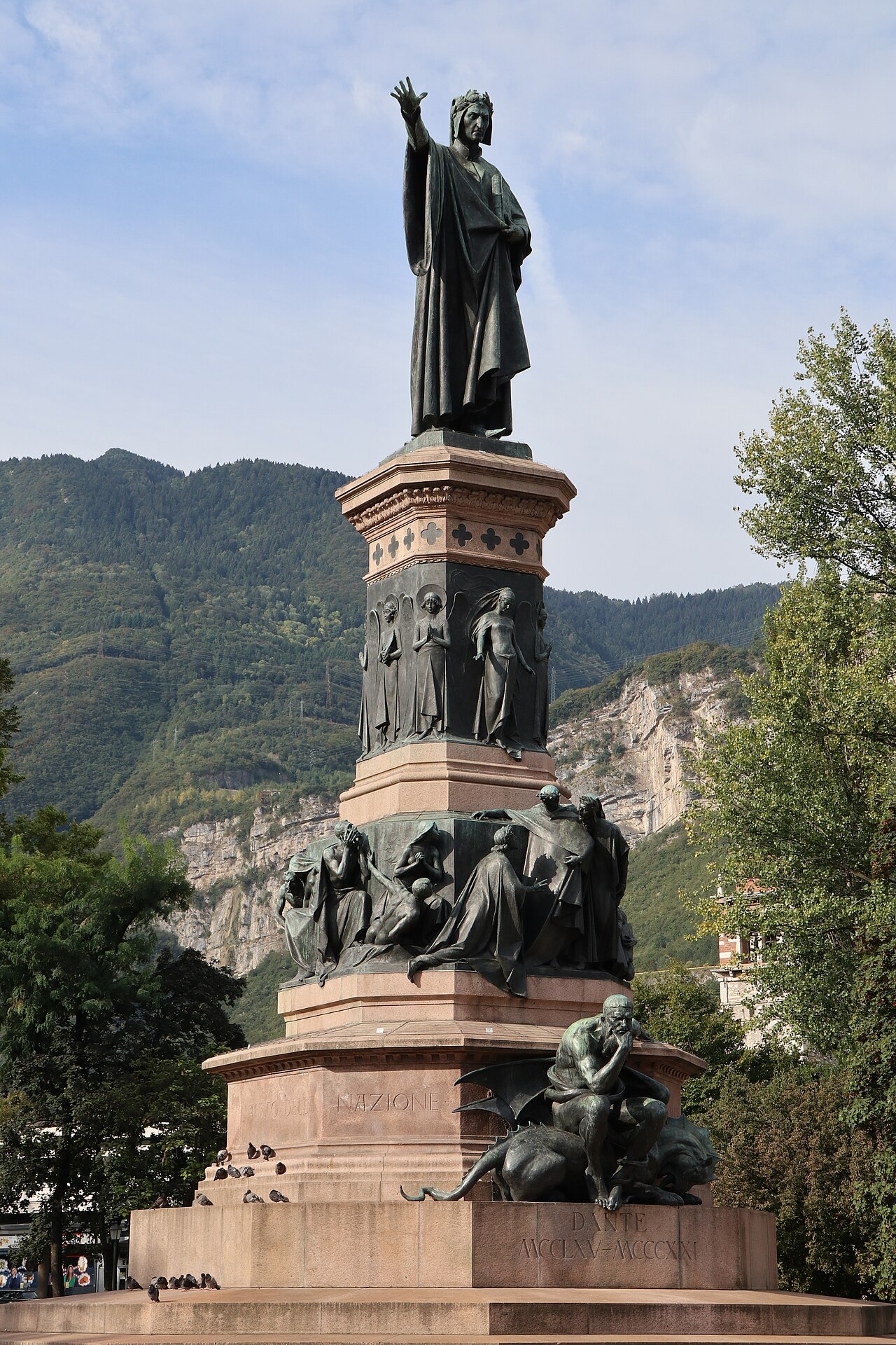 Monument to Dante in Trento by Paolo Troubetzkoy