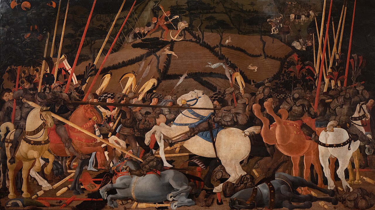 The Battle of San Romano by Paolo Uccello