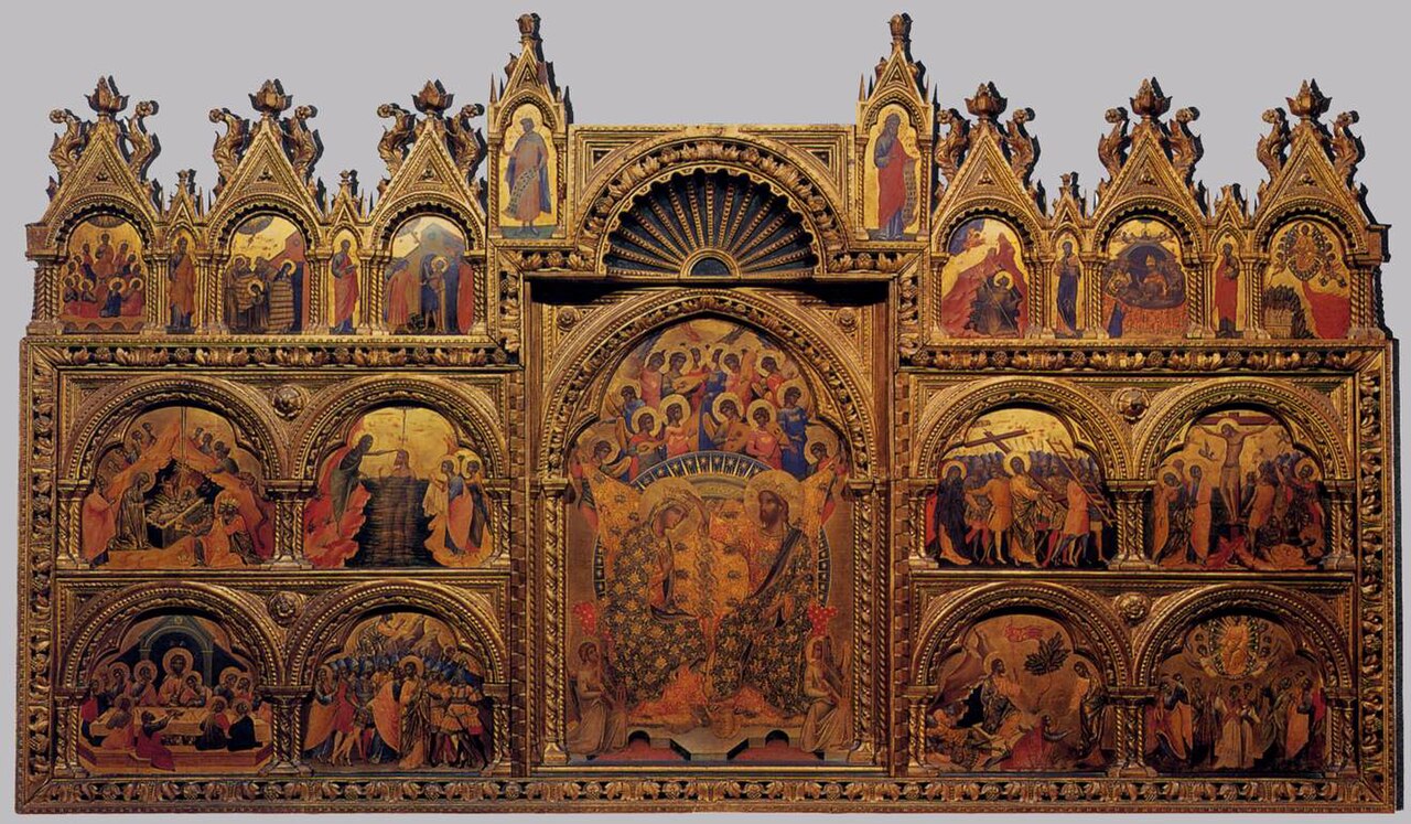 Coronation of the Virgin Polyptych by Paolo Veneziano