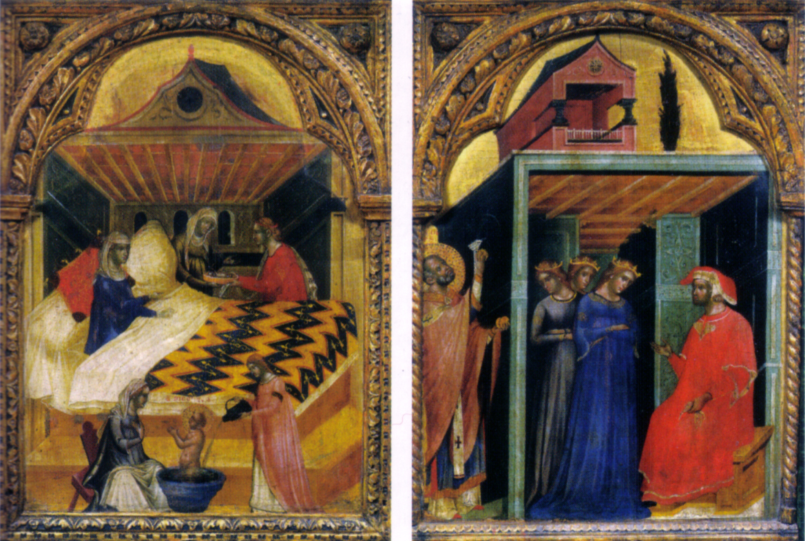 Due storie di san Nicola di Bari by Paolo Veneziano