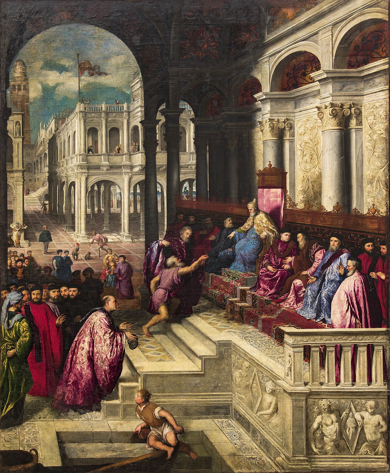 The Presentation of the Ring to the Doges of Venice by Paris Bordone
