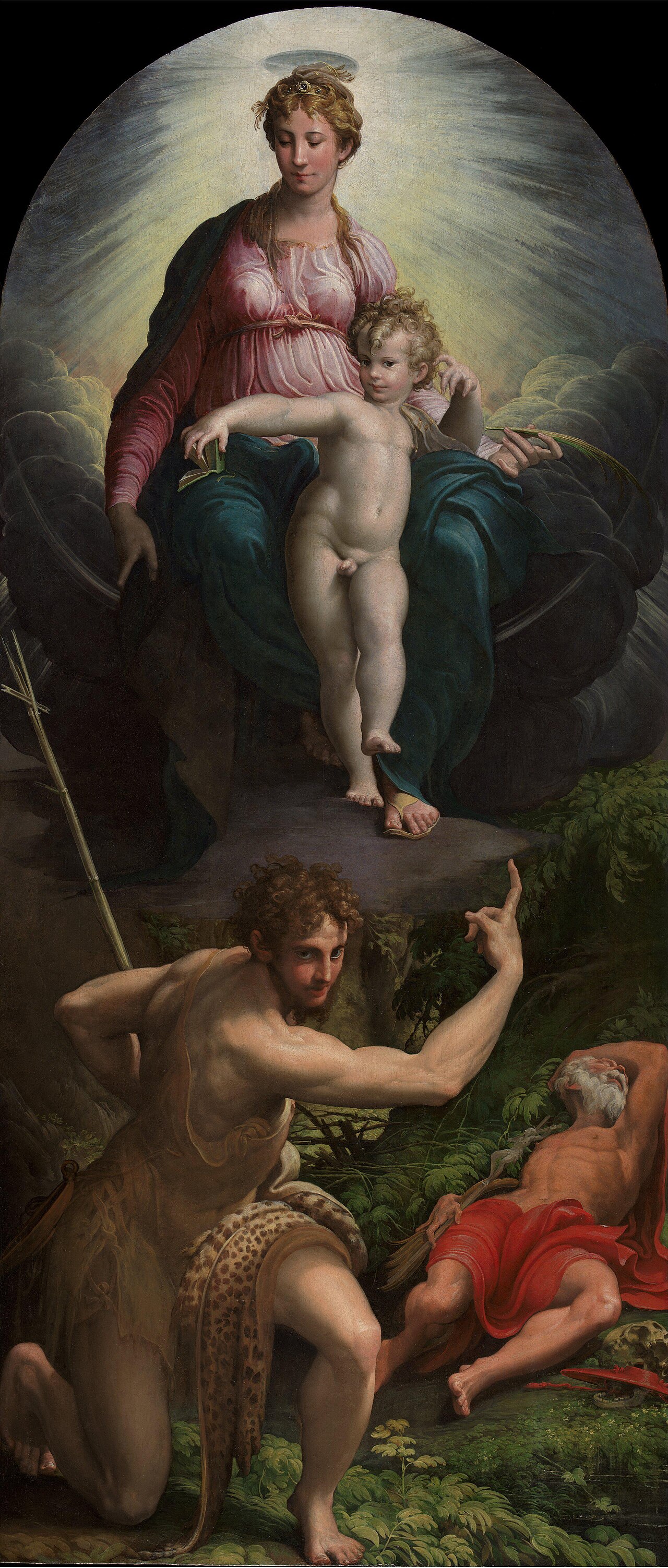 The Vision of Saint Jerome by Parmigianino