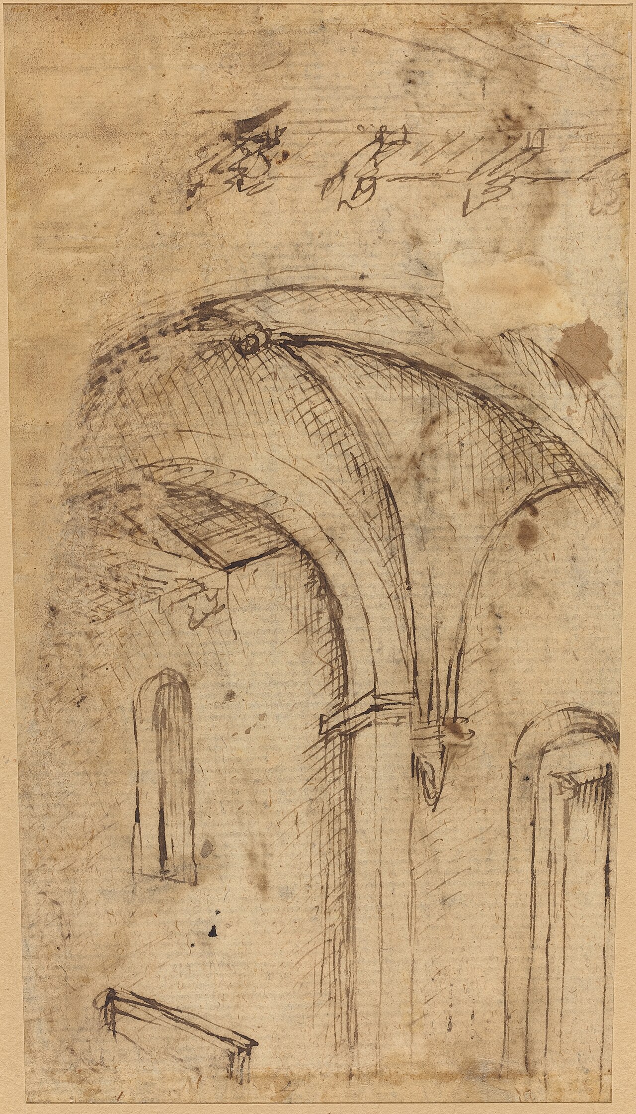 Gothic Vault [verso] by Parri Spinelli