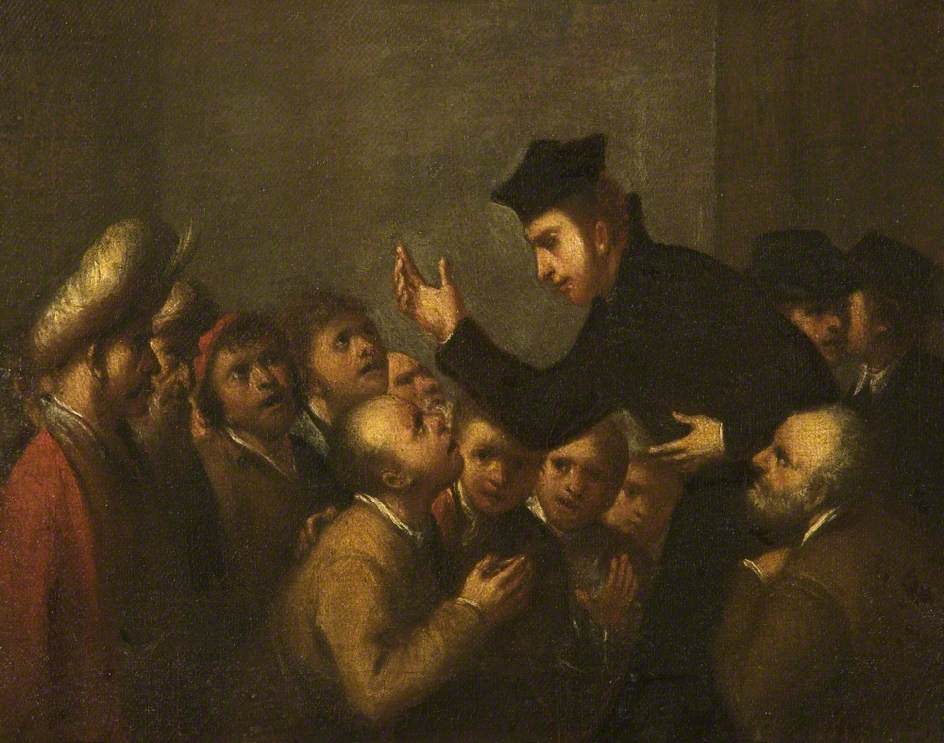 A Jesuit Instructing the Populace by Pasquale Rossi