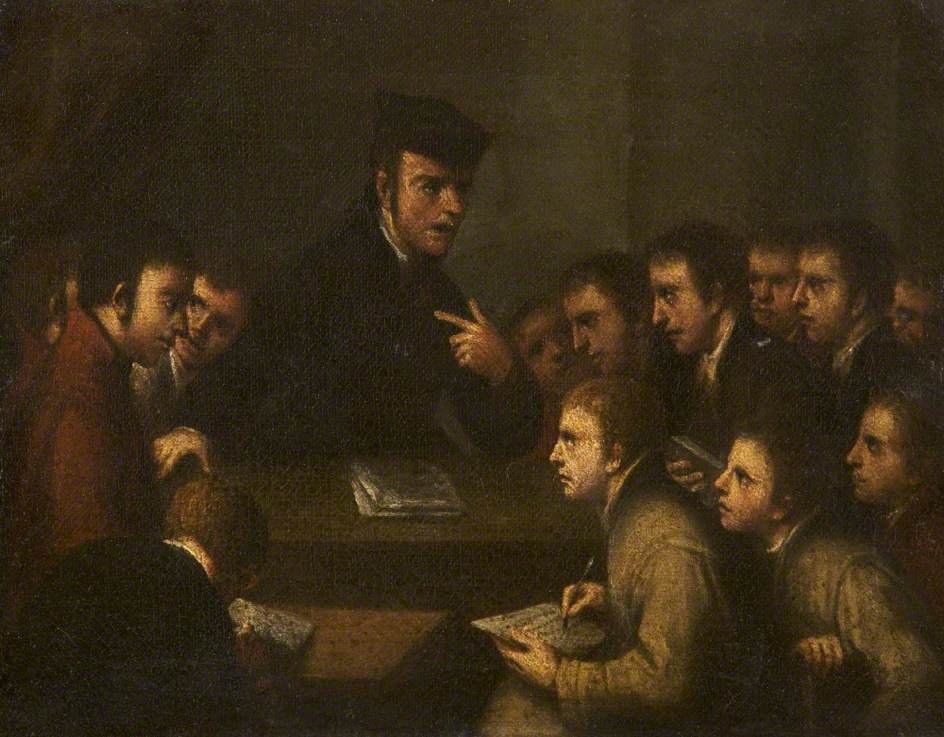 A Jesuit Instructing Youths by Pasquale Rossi