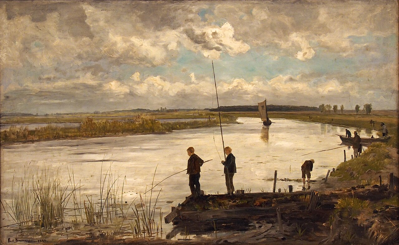 Angler on the Warnow by Paul Baum