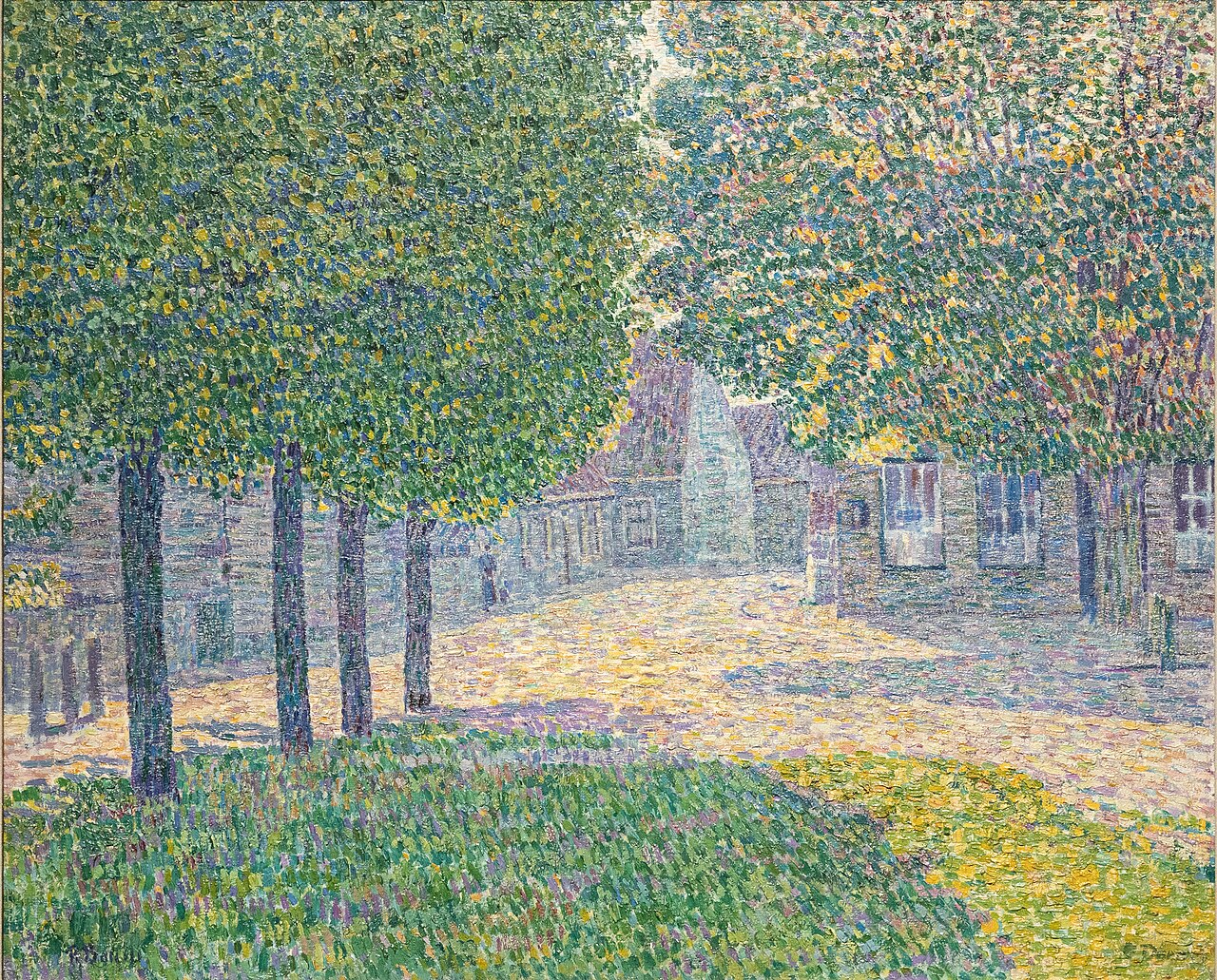 Square in St. Anna, Holland by Paul Baum