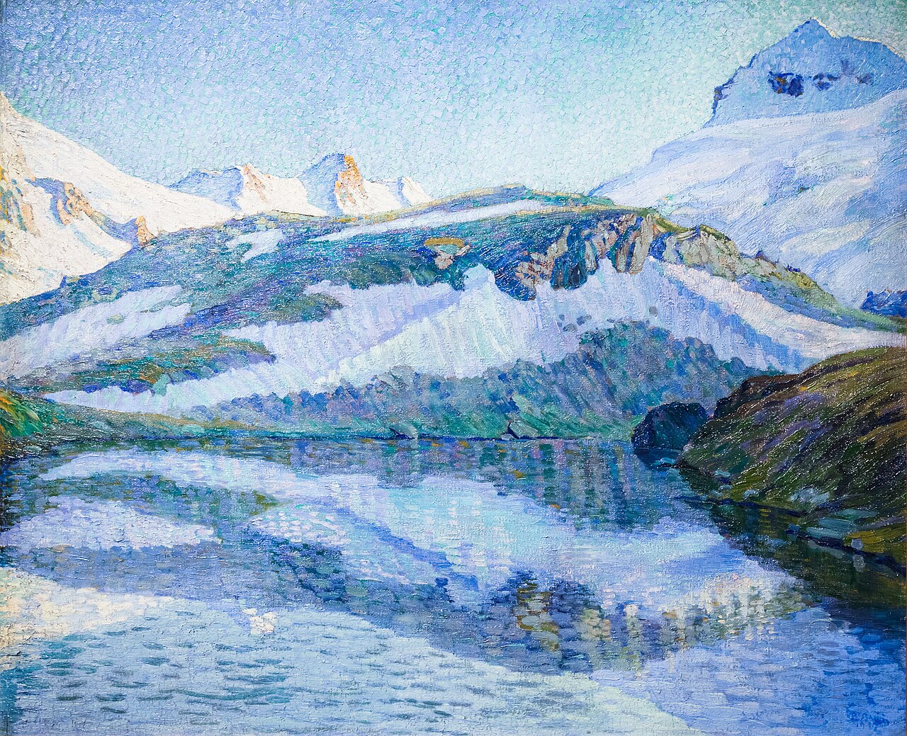 The Swiss Alps by Paul Baum