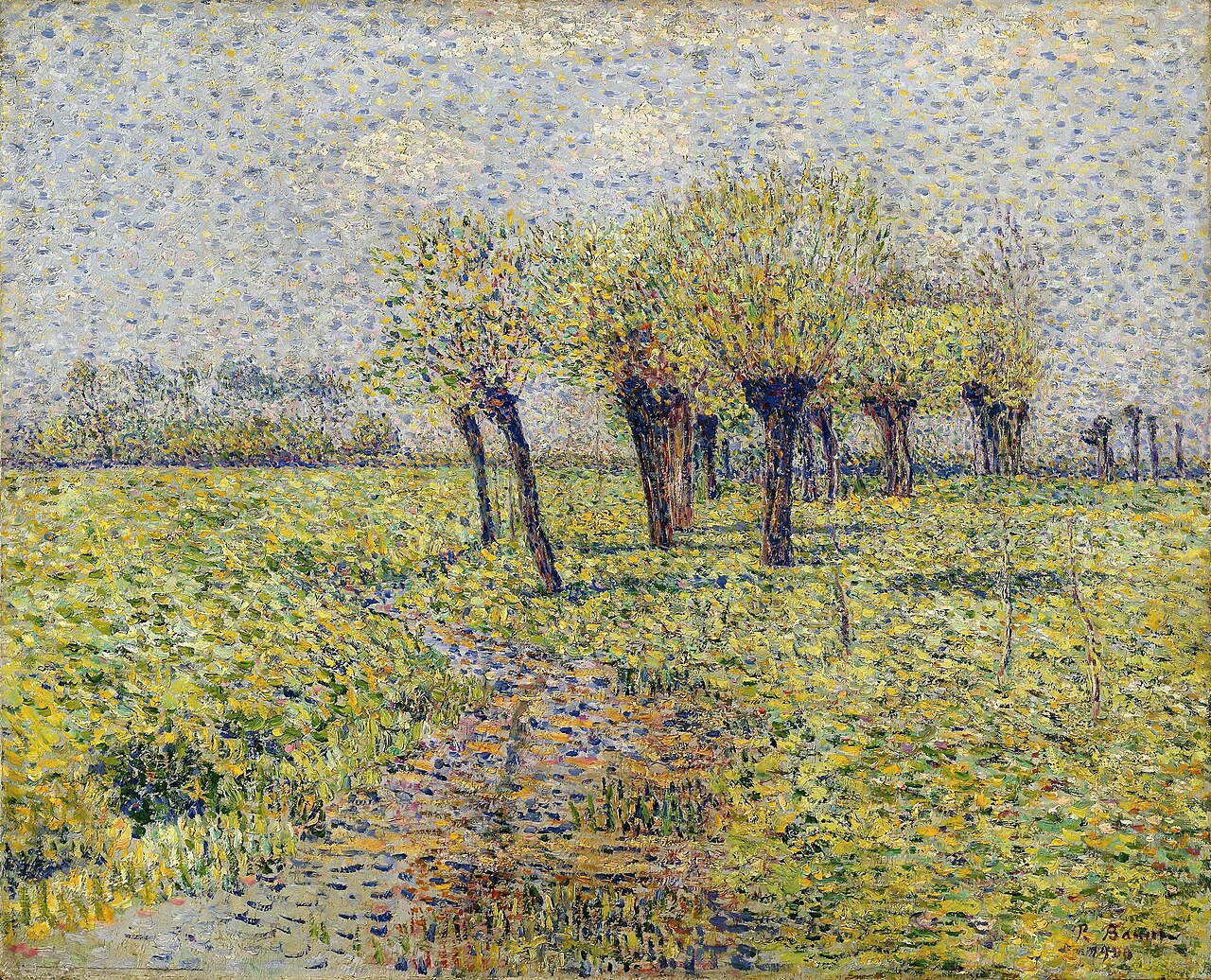 Willows by the stream by Paul Baum