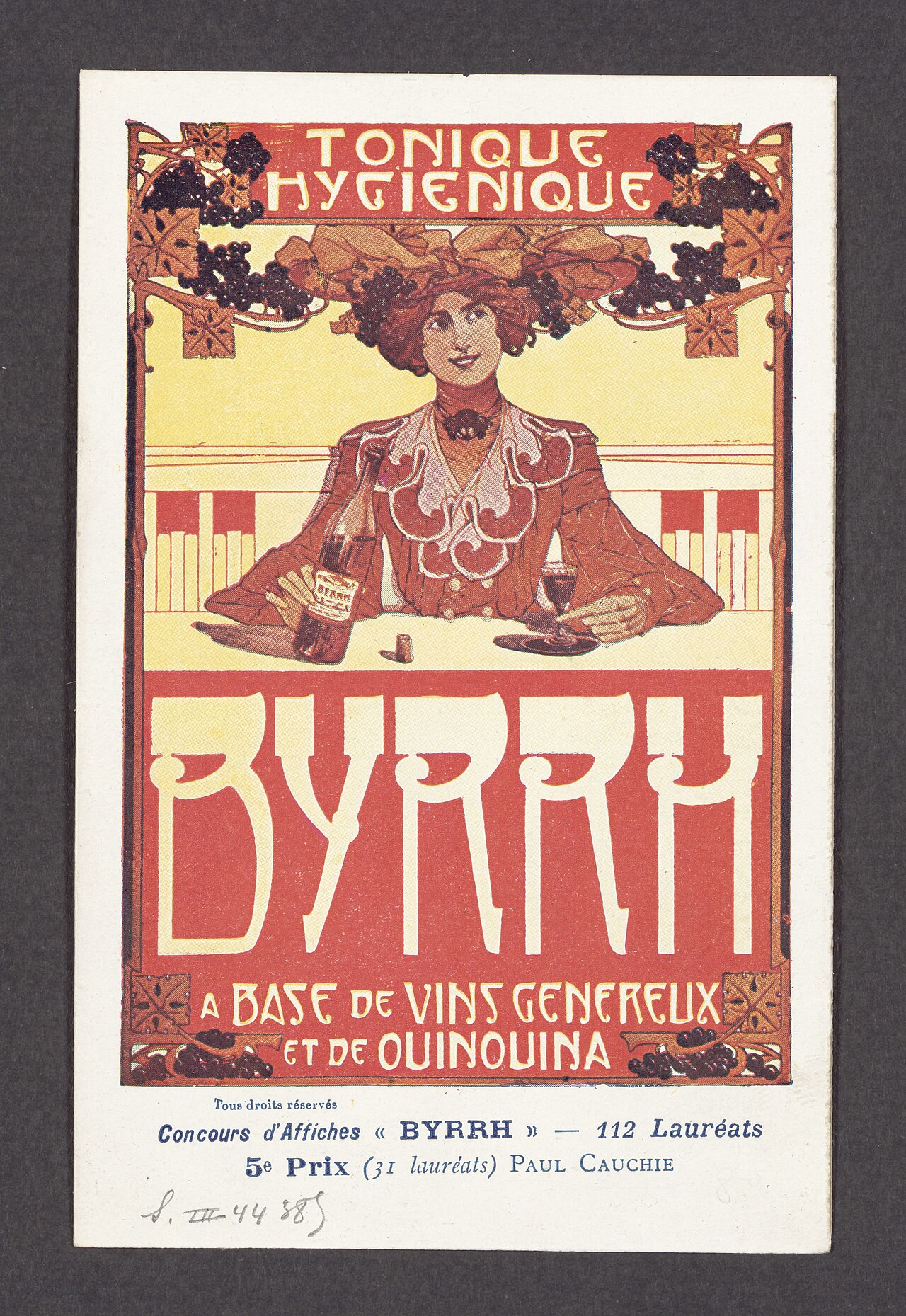 Concours d'affiches "Byrrh" by Paul Cauchie