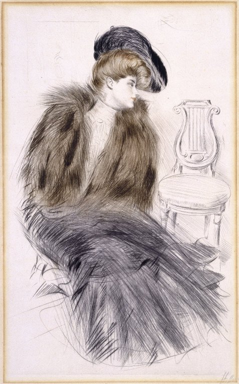 Woman Seated by Paul César Helleu
