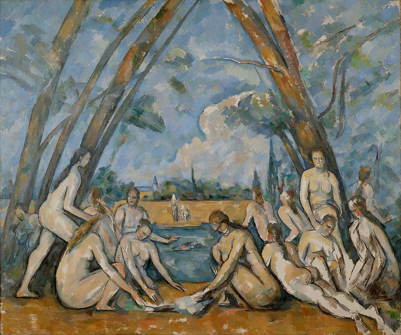 Les Grandes Baigneuses by Paul Cézanne