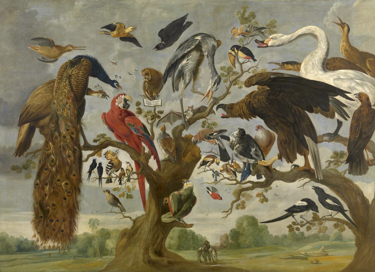 A concert of birds by Paul de Vos