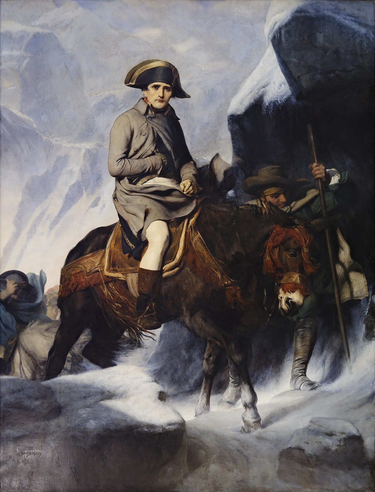 Bonaparte Crossing the Alps by Paul Delaroche