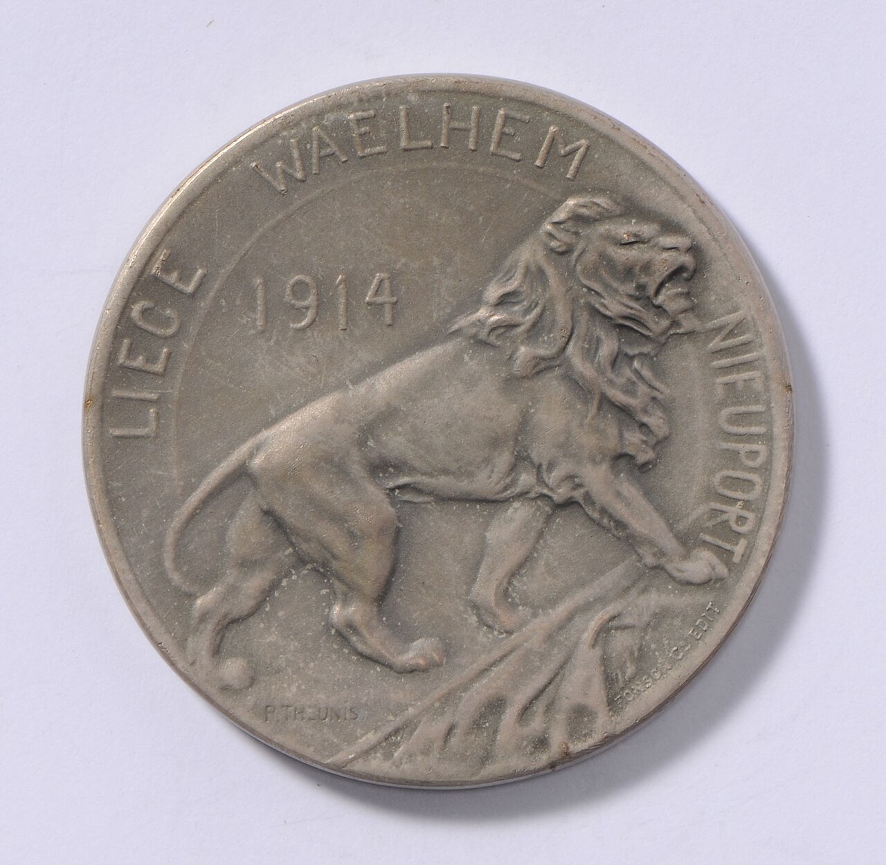 De Tous Les Gaulois, Les Plus Braves Sont Les Belges - Jules César - Liège Waelhem Nieuport 1914 by Paul Du Bois