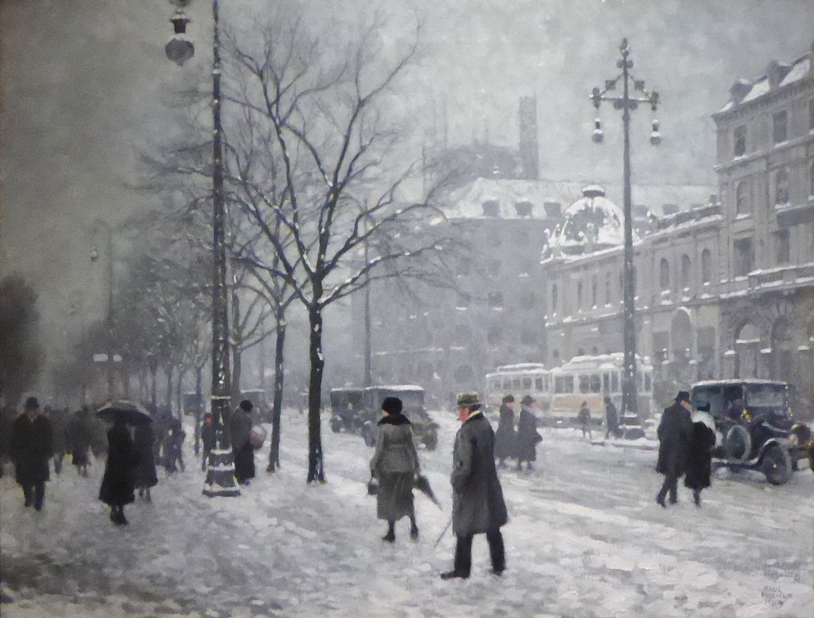 Vesterbrogade, Winter by Paul Fischer