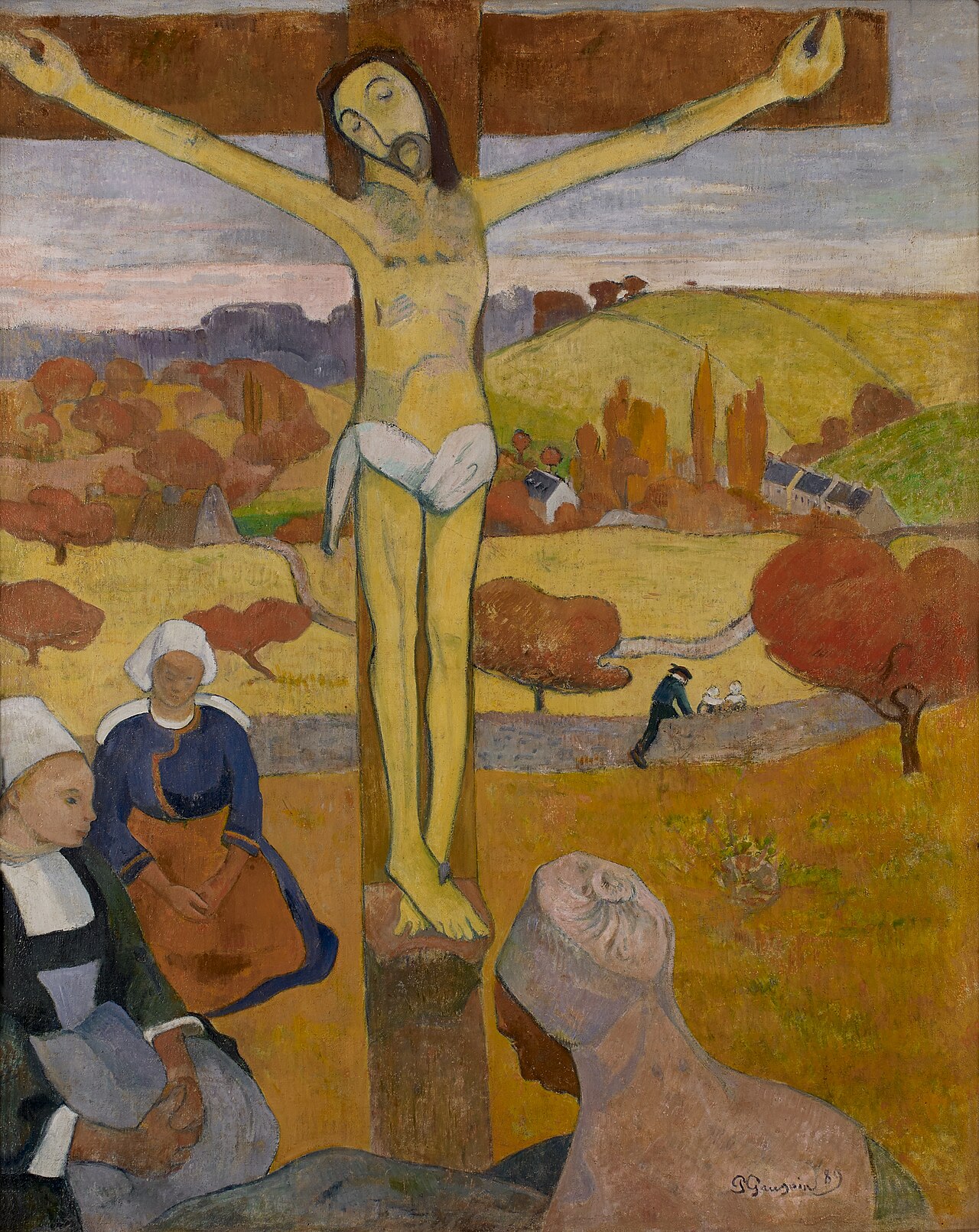 The Yellow Christ by Paul Gauguin