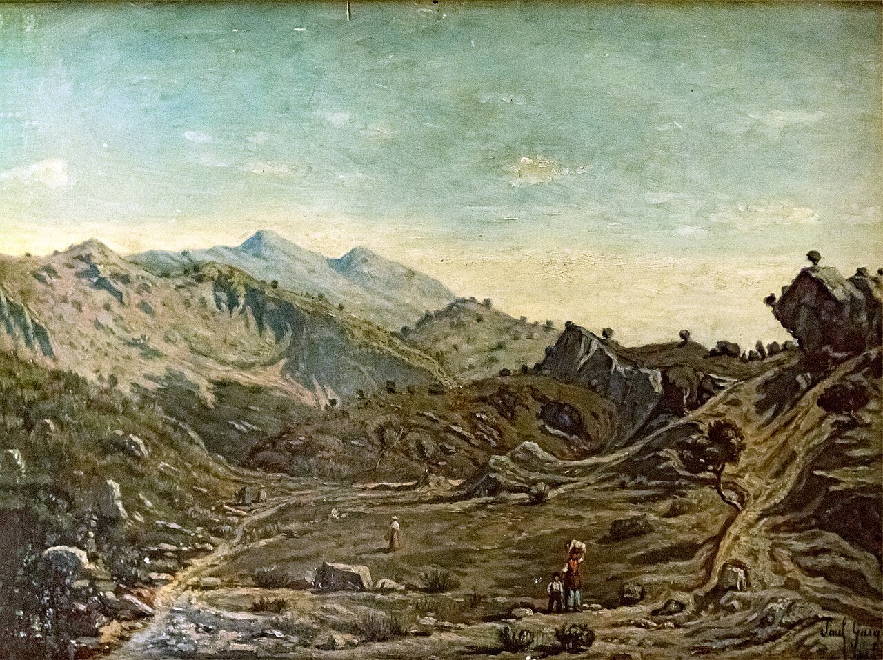 Les collines de Saint-Loup by Paul Guigou
