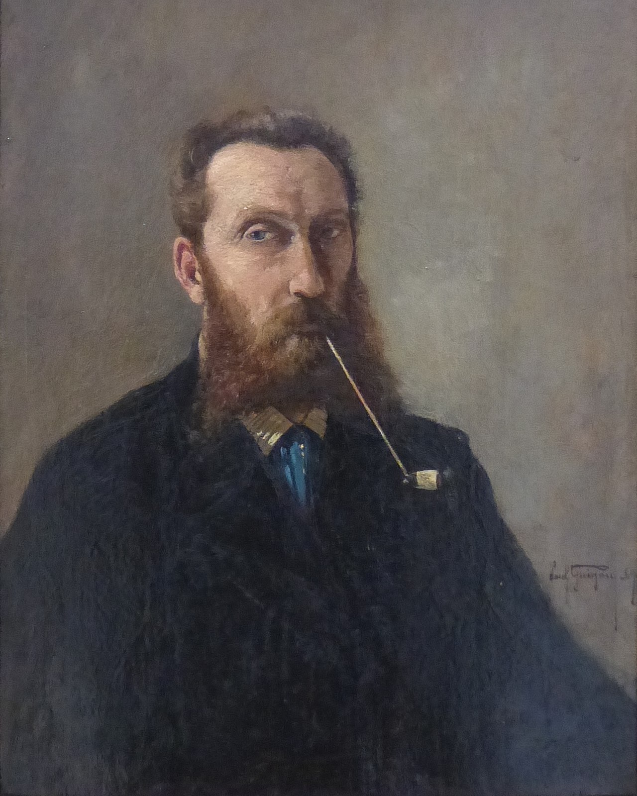 Self-portrait by Paul Guigou