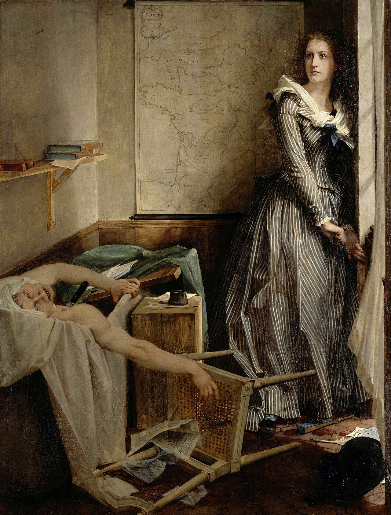 Charlotte Corday by Paul-Jacques-Aimé Baudry
