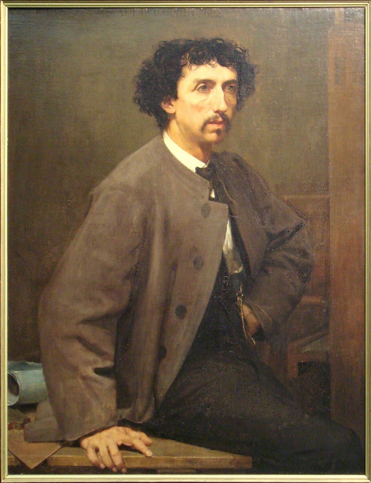Portrait of Charles Garnier by Paul-Jacques-Aimé Baudry