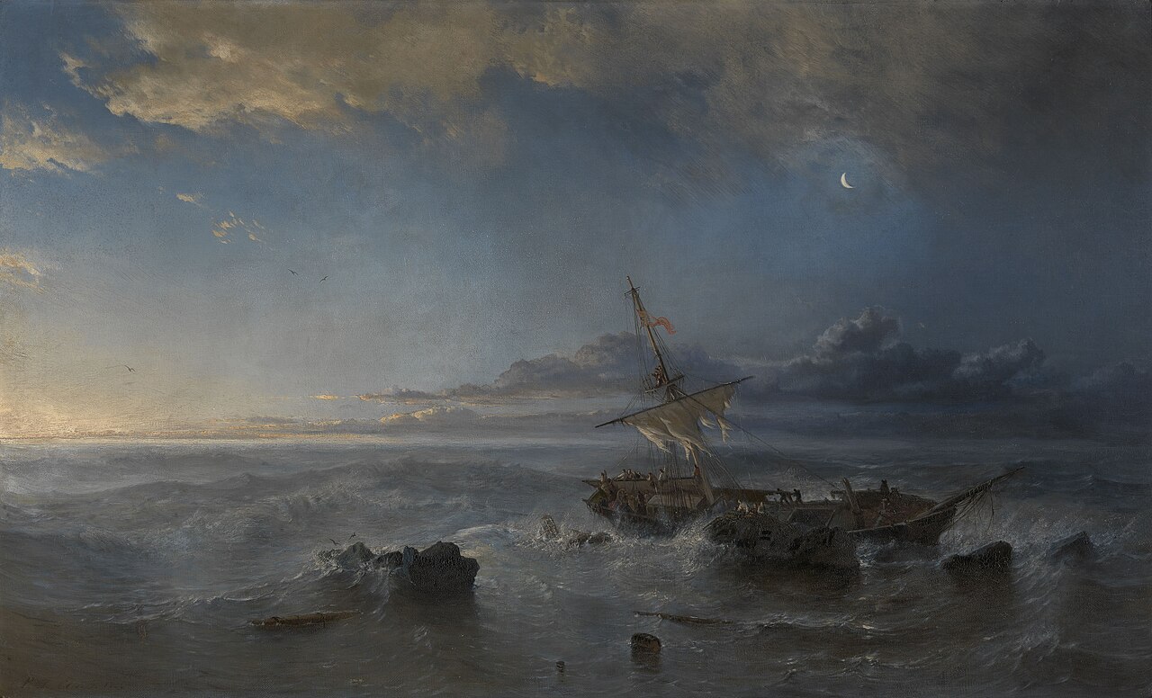 The day after the shipwreck by Paul Jean Clays