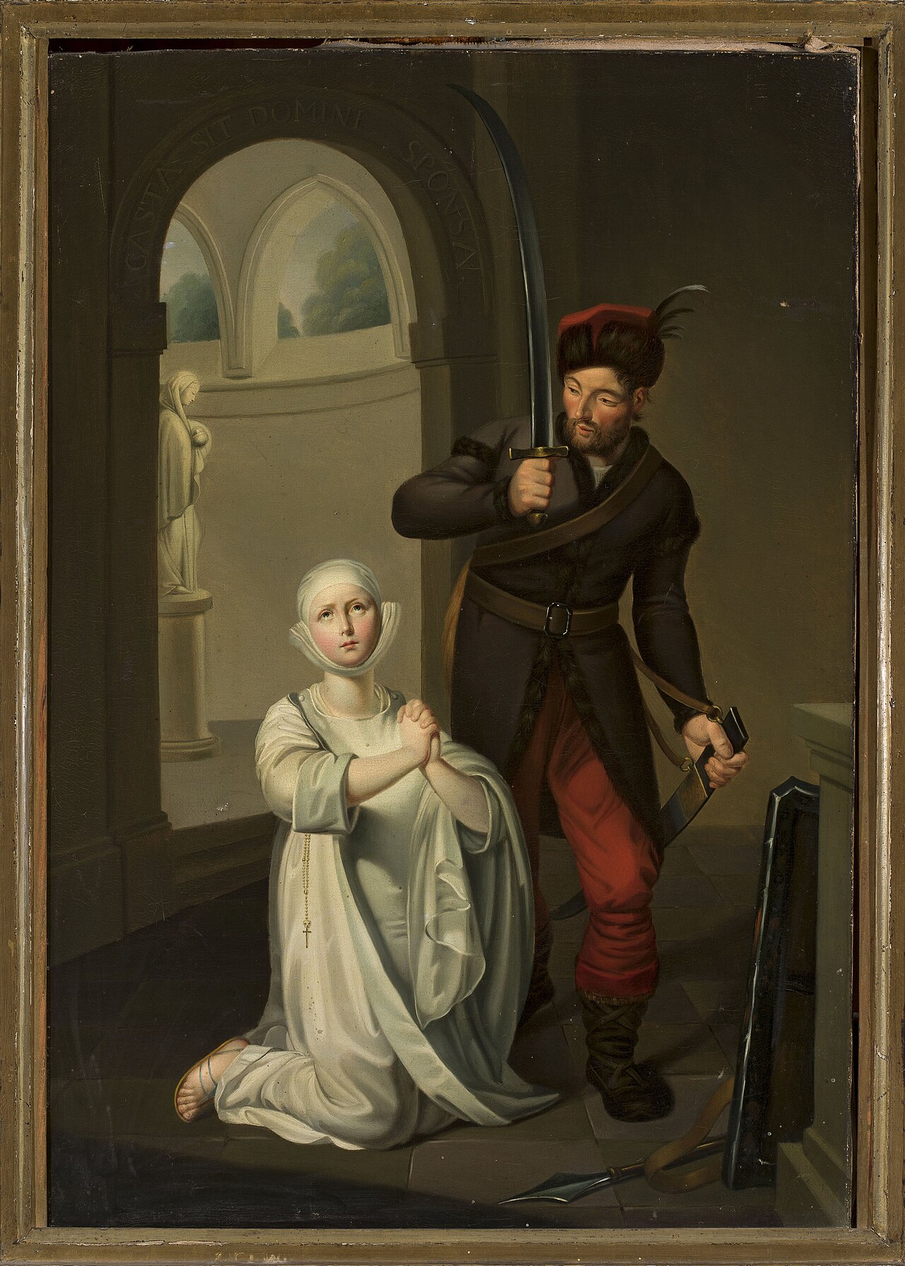Virtuous nun by Paul Joseph Bardou