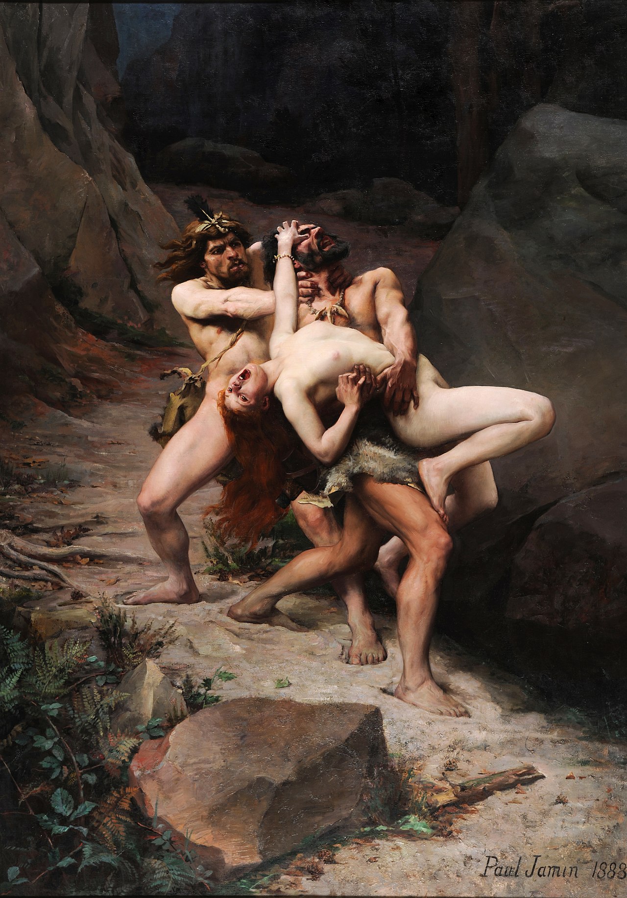 Stone age abduction '"`UNIQ--ref-00000004-QINU`"' by Paul Joseph Jamin