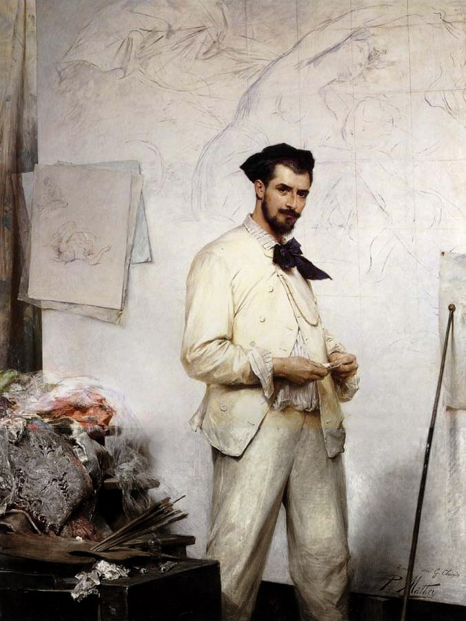 Georges Clairin by Paul Mathey