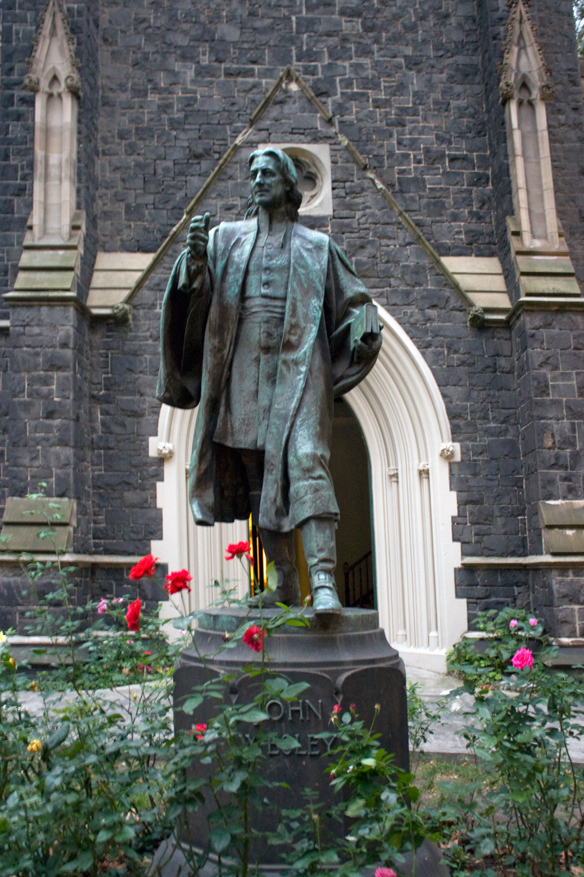 John Wesley's Statue by Paul Raphael Montford