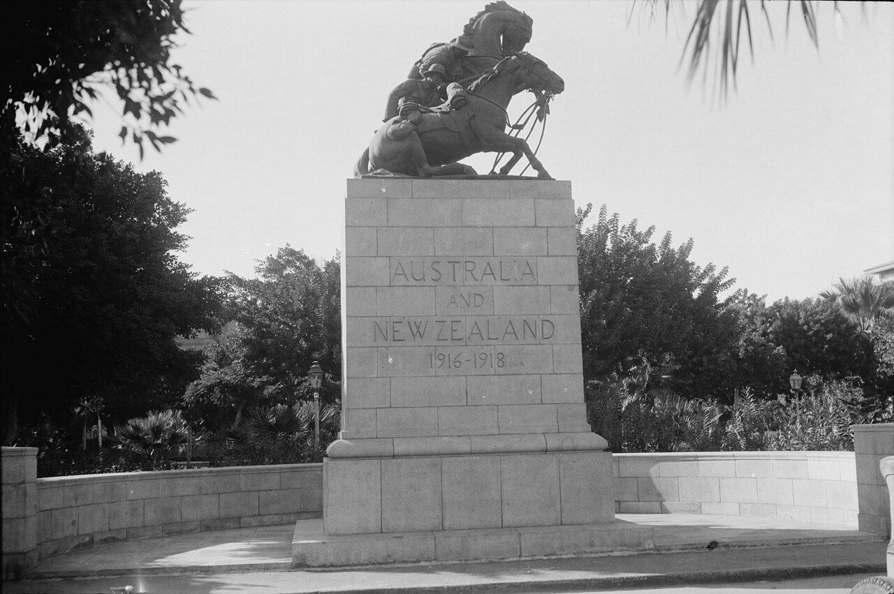 Port Said Australia and New Zealand Memorial by Paul Raphael Montford