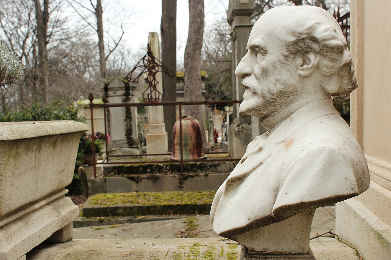 Grave of Louis-Charles Malassez by Paul Richer