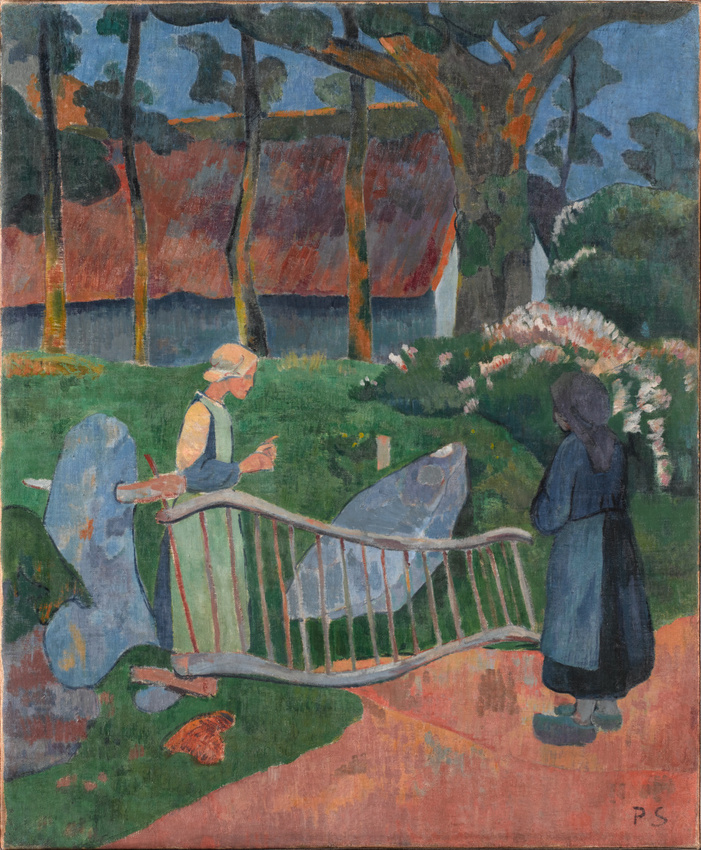La Barrière fleurie, Le Pouldu by Paul Sérusier
