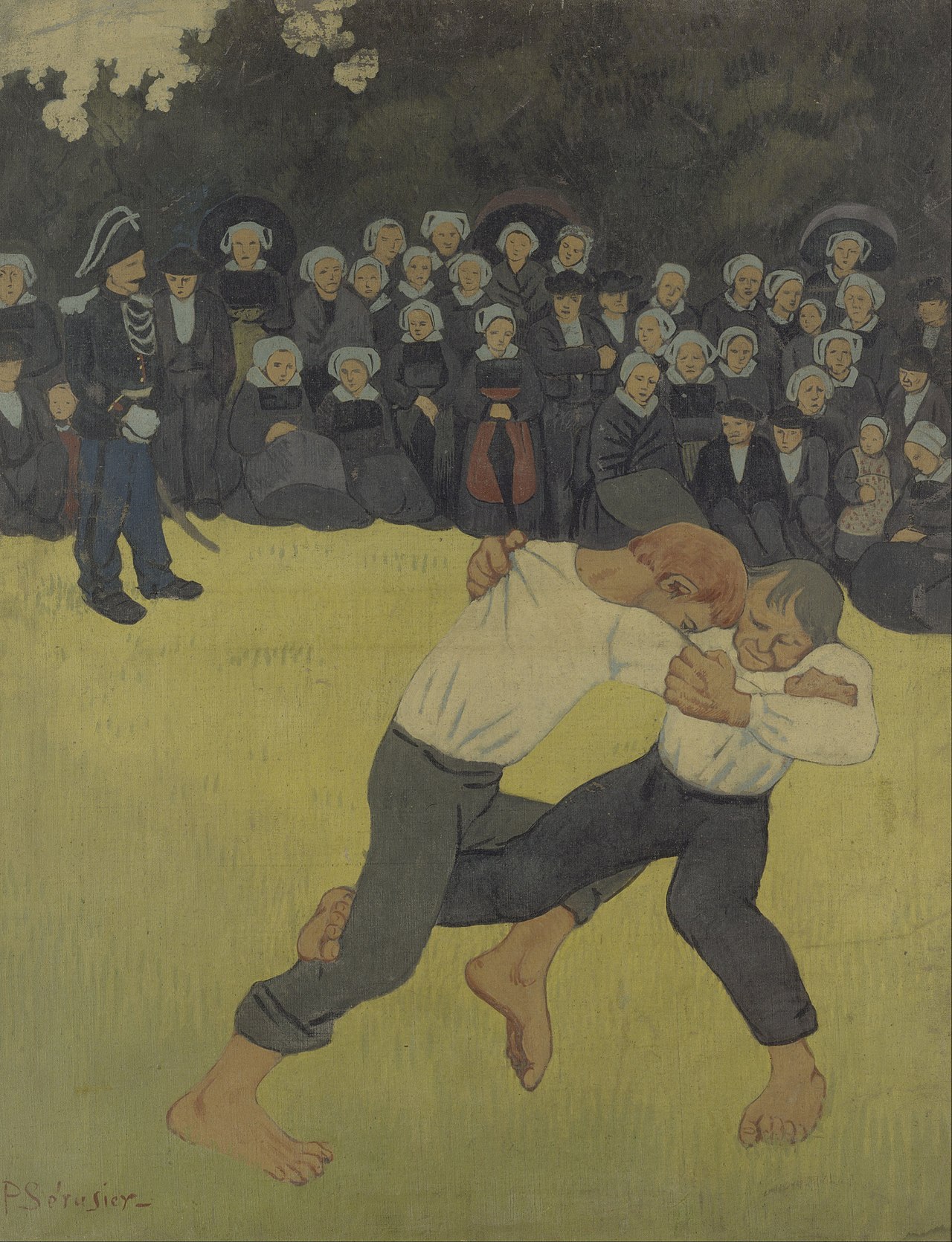 La Lutte bretonne by Paul Sérusier