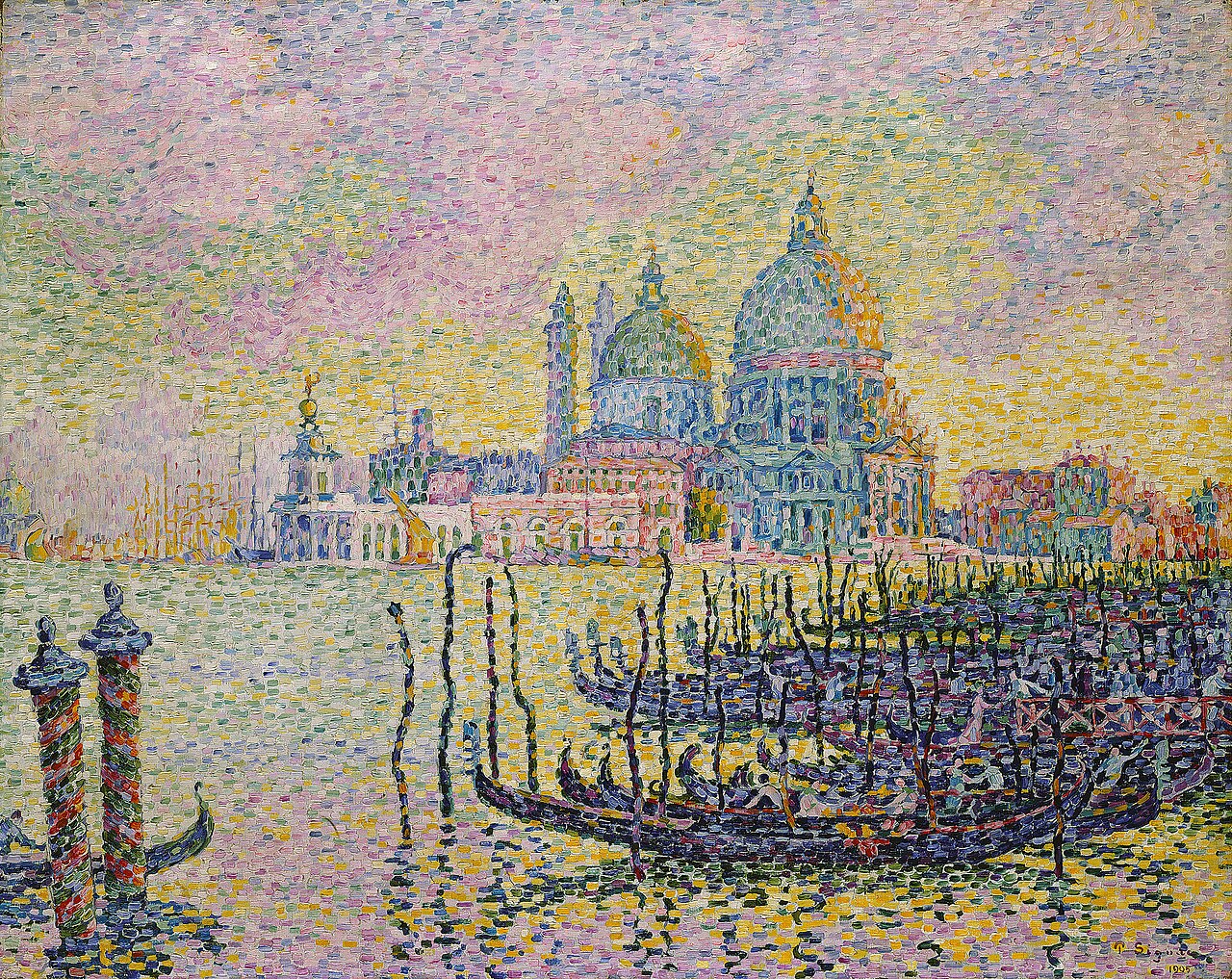 Venice, Grand Canal by Paul Signac