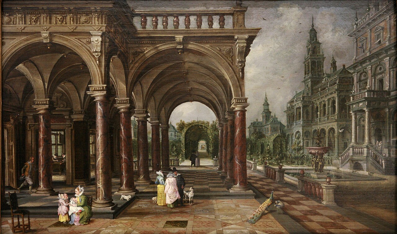 Buildings and Gardens by Paul Vredeman de Vries