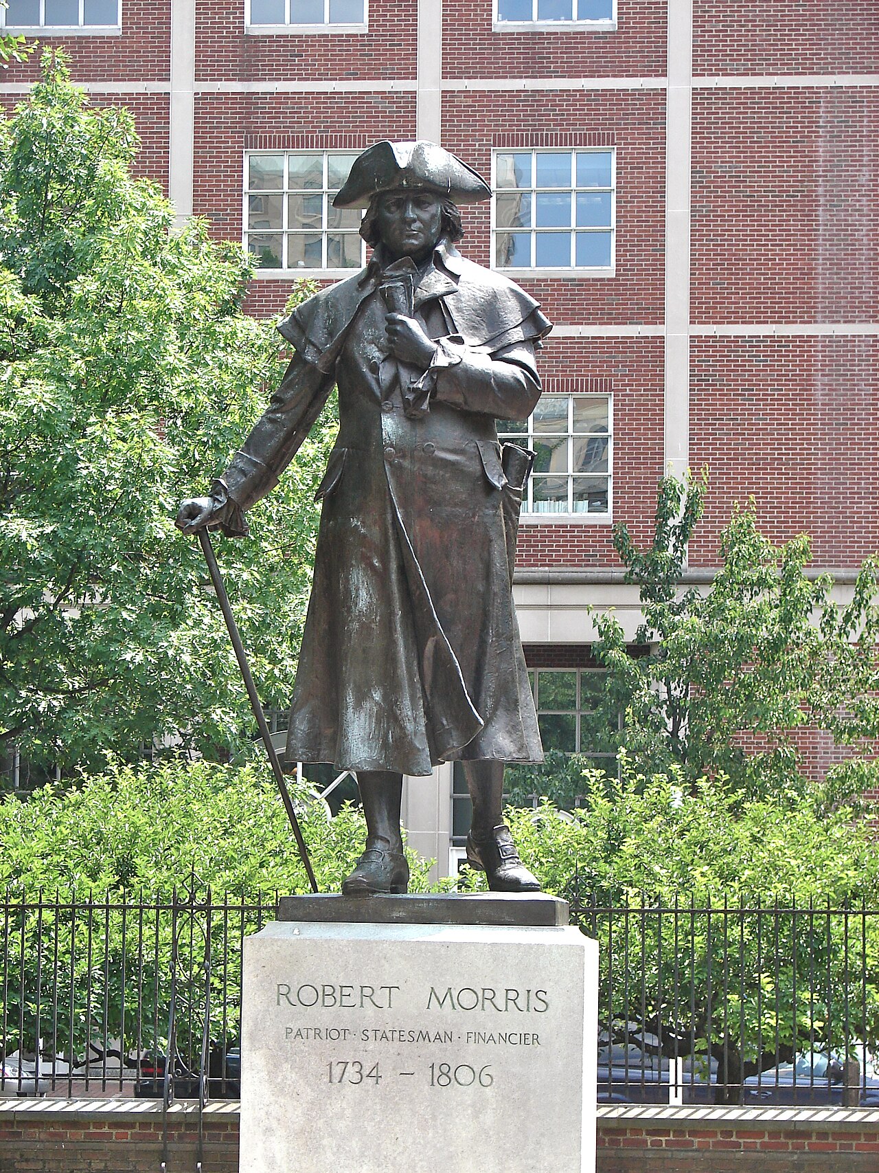 Robert Morris by Paul Wayland Bartlett