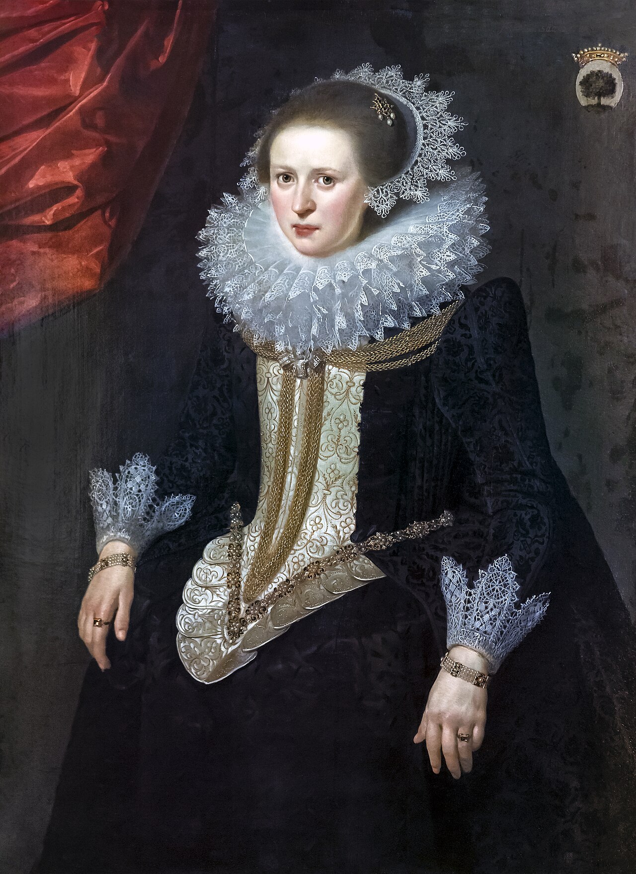 Beaux-Arts de Carcassonne - Madame Van Schurman 1617 - Paulus Moreelse by Paulus Moreelse
