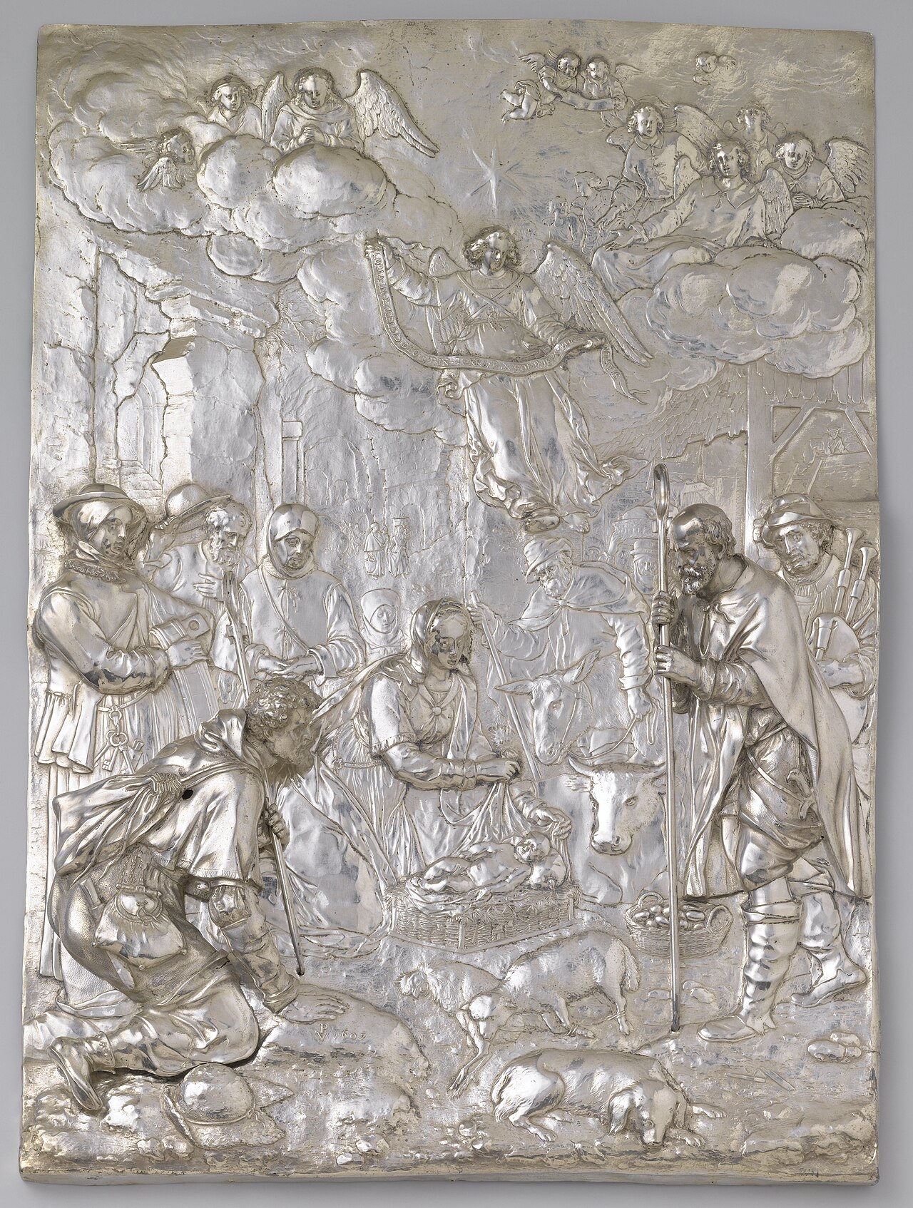 Adoration of the Shepherds by Paulus van Vianen